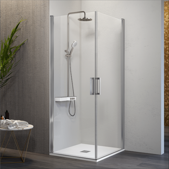 Angular De Ducha 2 Puertas Abatibles Nardi 65 Cm
