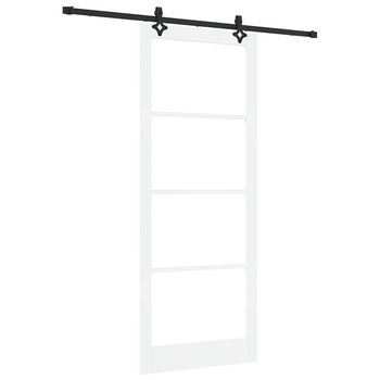 Puerta Corredera Orkdal Y Negro 93 X 232 Cm Vidaxl