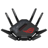 router asus gt-be98wifi 6e 4x320 mhz3 puertos 10gpuerto wan 25gaimeshrangeboost plus