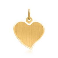 colgante corazon de oro 14 quilates grabable