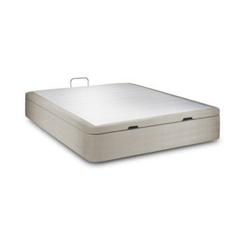 Base De Cama Con Almacenaje Plegable Milano  Cement  190 X 90 Cm