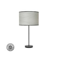 sobremesa alto 1xe27 negro surco gris 63x30x30cm moda