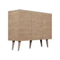 comoda 3 puertas paneles