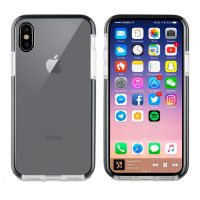 muvit funda tiger soft shockproof 2m borde negro para apple iphone xsx