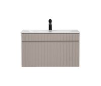 mueble lavabo individual encastrado 80 cm zelie cachemira