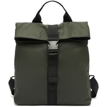 Misako Mochila Nere mochila con solapa en nylon para mujer