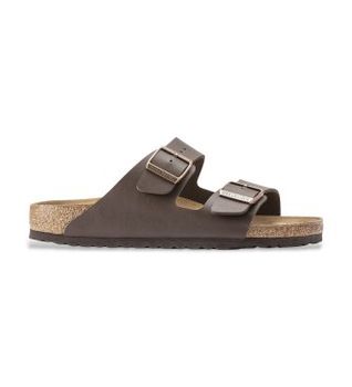 Birkenstock para hombre. 51701 Sandalias Arizona Birko-Flor (Ajuste Regular) marrón (46), Plano, Ninguno, Casual