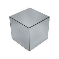 mesa cubica con espejos 35cm transparent