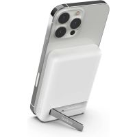 power bank belkin boostcharge inalambrica magnetica 5000mah blanca para iphone