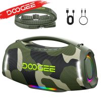 altavoz bluetooth portatil doogee wild boom pro sonido potente de 250w sistema estereo 21 altavoz inalambrico impermeable para exteriores y camping con emparejamiento tws y luces rgb