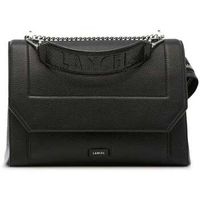 lancel bandolera bolso con solapa l ninon de - negro para mujer