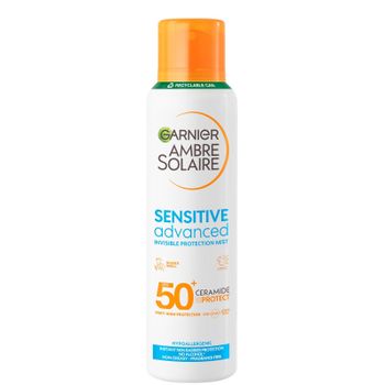Bruma solar seca Ambre Solaire FPS 50+ Sensitive Advanced de Garnier, 150 ml