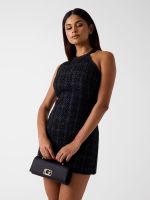 vestido mini mezcla lana