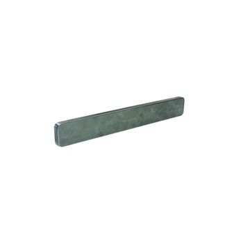 Barra magnética para cuchillos de metal gris, 38 x 1 x 5 cm