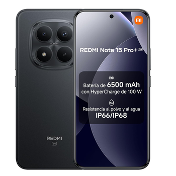 Teléfono Inteligente Redmi Note 15 Pro+ 5G, 12GB + 512GB, Cámara de 200MP, Batería de 6,500mAh, Carga de 100W, Pantalla AMOLED CrystalRes de 6.83 Pulgadas, Procesador Snapdragon 7s Gen 4