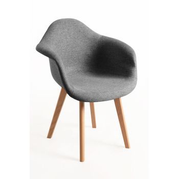 Silla Belu Tela De Tela 81*62.50*45 Cm - Gris Oscuro