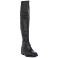 laura biagiotti botas altas blk micro para mujer