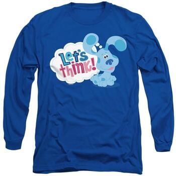 Blue´s Clues & You! Camiseta manga larga Let's Think para mujer