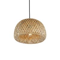 lampara colgante natural bambu y mimbre o29 cm