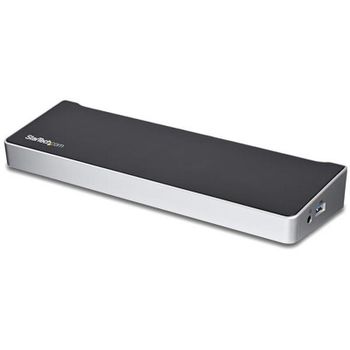 Startech Dock USB-C para Triple Pantalla 4K con 5 Puertos USB 3.0 PD de 100W