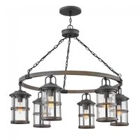 lampara colgante de exterior lakehouse 6 luces