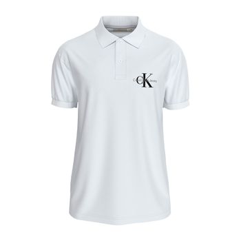 Calvin Klein Jeans. Polo con logo Blanco J30J325664-YAF