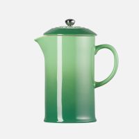 le creuset stoneware cafetiere with metal press - 1l - bamboo green