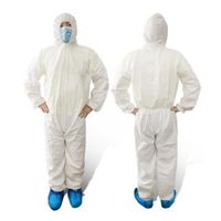 breathable and disposable isolation gown and hooded protective clothing