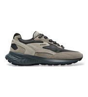 hoff para hombre 22635409 zapatillas de piel city mkii gris 47 plano cordones casual