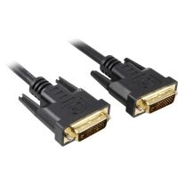 cable dvi-d a dvi-d sharkoon 2 m negro machomacho