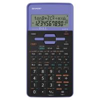 sharp el-531th calculadora cientifica 10 digitos violeta