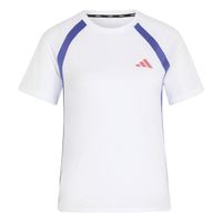 adidas adizero archive camiseta de running mujeres - blanco azul