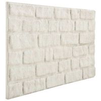 paneles de pared 10 uds 100 x 50 cm blanco espuma eps vidaxl