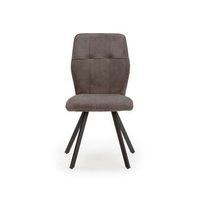 pack de 4 sillas tapizadas para cocina y comedor modernas