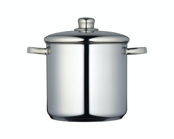 Olla inox 5,5L plata