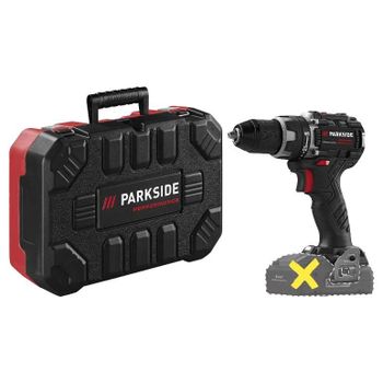 Parkside - Taladro-atornillador inalámbrico PARKSIDE PERFORMANCE® 20 V con motor sin escobillas, 60 Nm y 21 niveles de par para bricolaje profesional