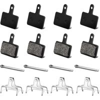pastillas de freno disco bicicleta semi metalica 8 pastillas de freno de bicicleta pastillas de freno de disco de resorte para bicicleta de montana m515 m575 m416 m446 m447 m475 m355 m375 m395 m315