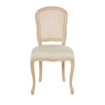 Silla de color lino con caña