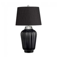 lampara de mesa bexley negra