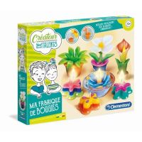 kit de manualidades clementoni mi fabrica de velas 8 anos rosa