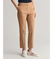 gant para mujer 4150237 pantalon slim fit cigarette marron 42 casual algodon
