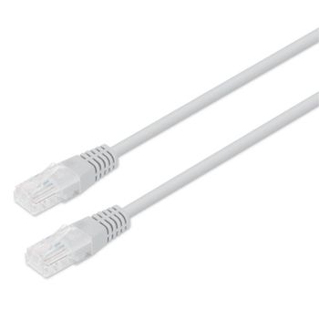 PcCom Essential Cable de Red RJ45 Cat6 UTP CU AWG24 hasta 1000Mbps 50cm Gris