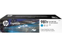 hp 981y cartucho pagewide alto rendimiento original cian