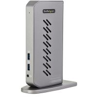 startech docking station hibrido usb 30 para ordenador portatil usb tipo c o usb-a para 2 monitores hdmi o displayport