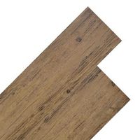 tableros de suelo madera de nogal marron 526 m 18 uds pvc vidaxl