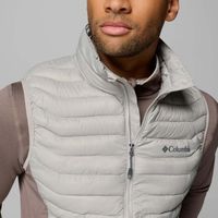 columbia chaqueta de punto powder pass hybrid vest para hombre