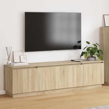 Gabinete De Tv 180 X 38 X 49 Cm Roble Sonoma Vidaxl