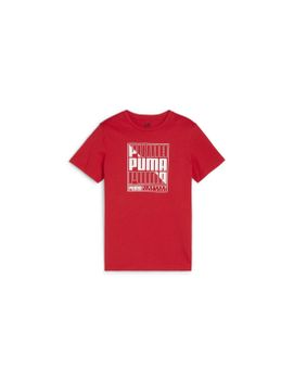 Camiseta Puma GRAPHICS Rojo Infantil