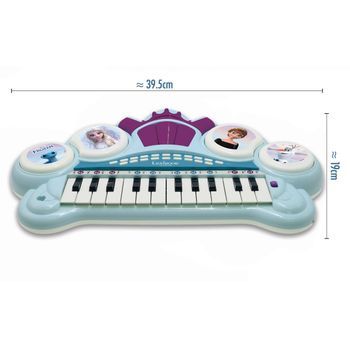 Disney Frozen Teclado Con Asiento Y Mic – 24 Teclas Luminosas