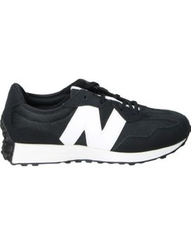 Zapatillas New Balance 327 Negras Y Blancas Gs327cbw 37